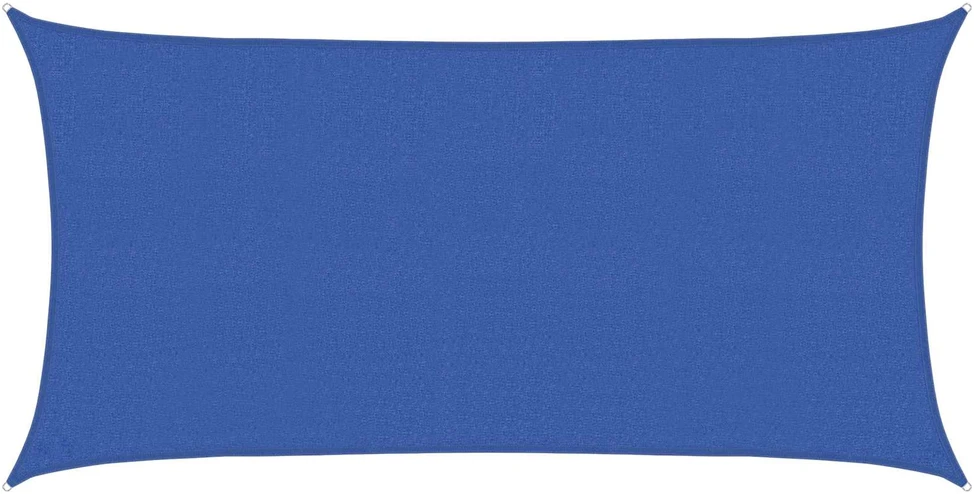 Saulės šešėlio audinys Stačiakampio 2 x 6 m HDPE Mėlyna