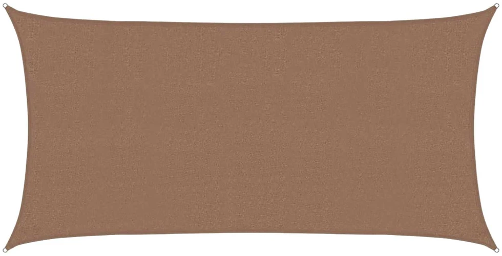 Saulės šešėlio audinys Stačiakampio 2,5 x 6 m HDPE Taupe