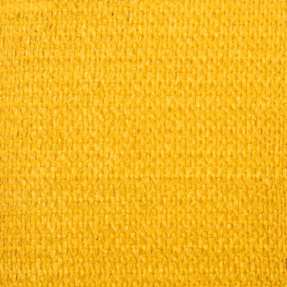 Saulės skėtis, burė, 160 g/m², kvadratinė, geltona, 6x6 m, HDPE