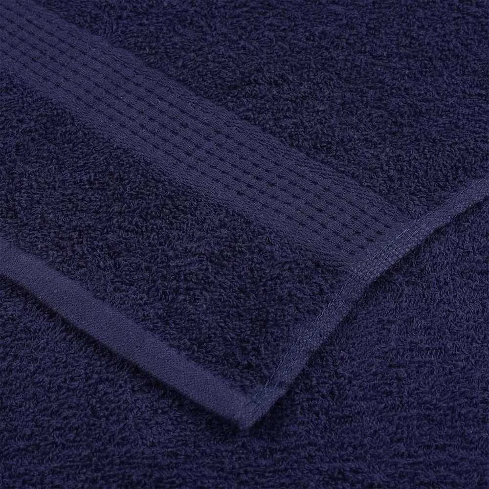 Rankšluostis Pirties rankšluosčiai, FROGN, 10 vnt., tamsiai mėlyni, 80x200 cm, 360 g/m²