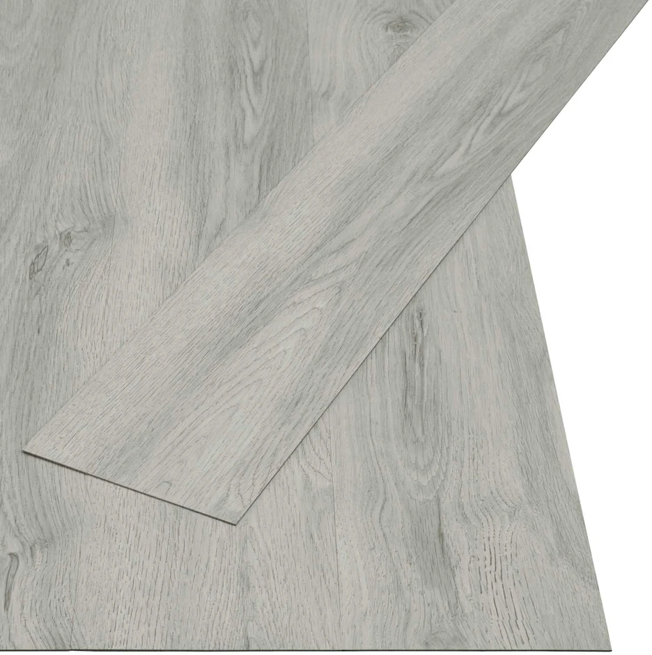 Savaime besiūlių grindų lenta Šviesiai pilka 4,46 m² 32 vnt.