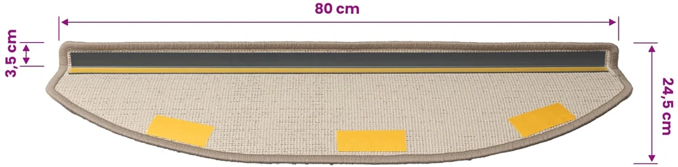 Savaime prilipantys laiptų kilimėliai 15 vnt.
