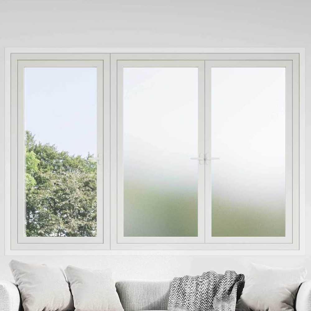 Savaime prisiklijuojanti langų plėvelė Frosted Balta PVC