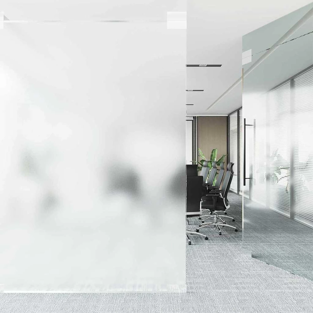 Savaime prisiklijuojanti langų plėvelė Frosted Balta PVC
