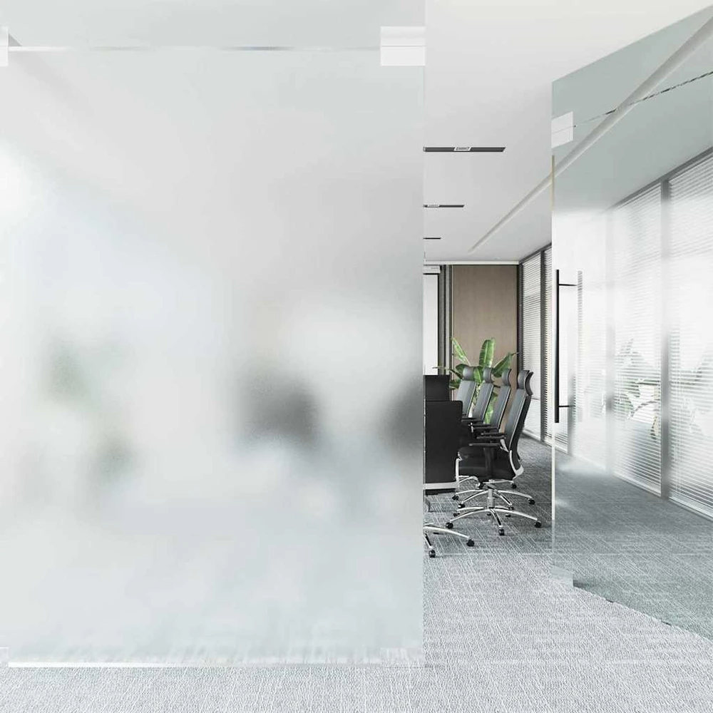 Savaime prisiklijuojanti langų plėvelė Frosted Pilka PVC