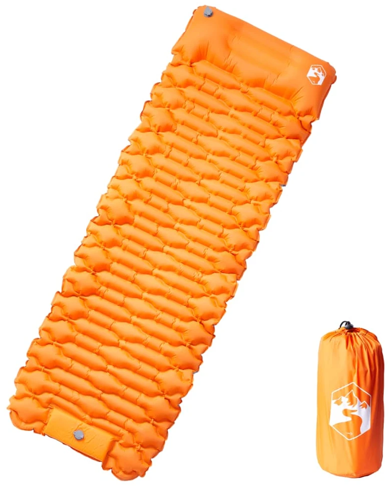 Savaime prisipučiantis stovyklavimo čiužinys, oranžinis
