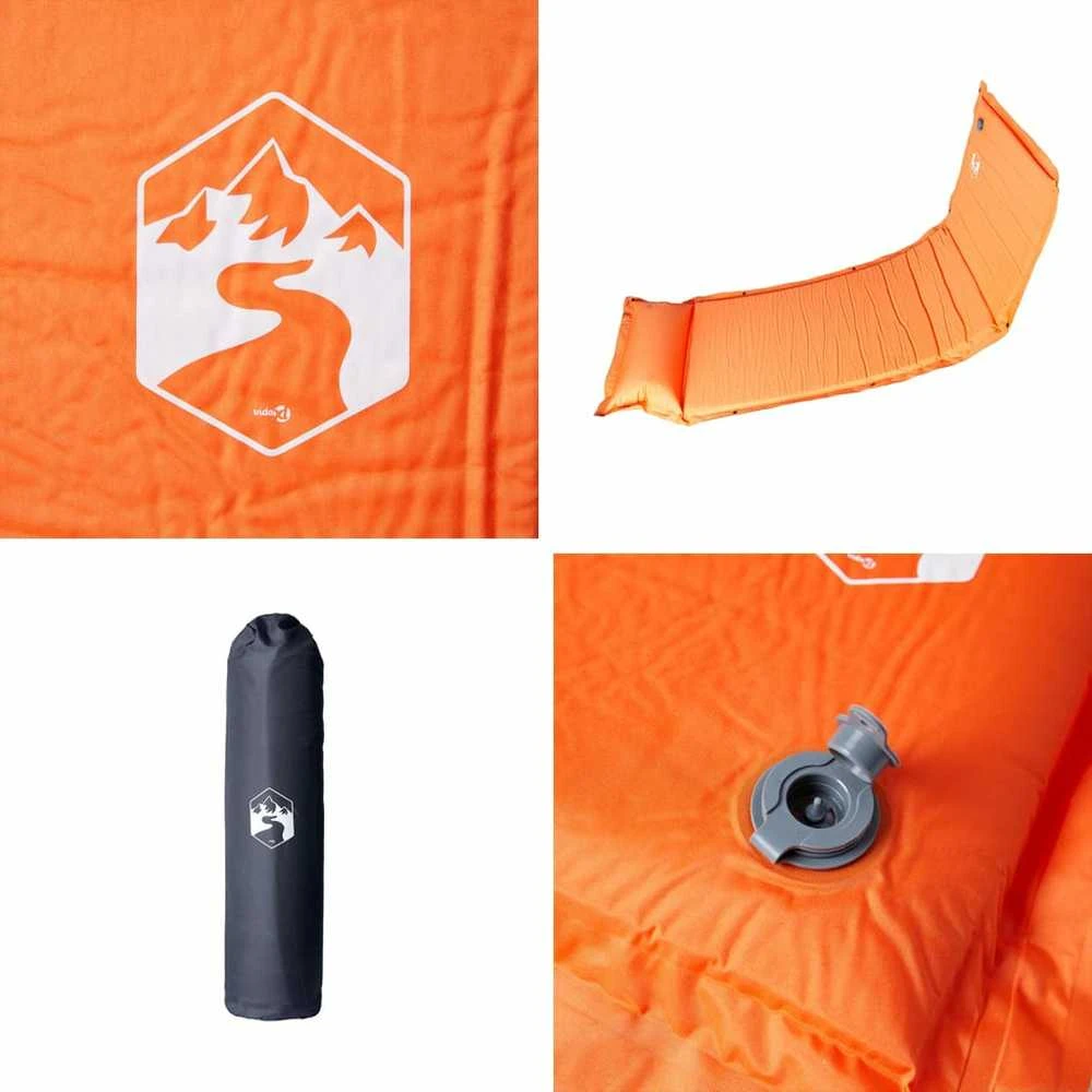 Savaime prisipučiantis stovyklavimo čiužinys, oranžinis