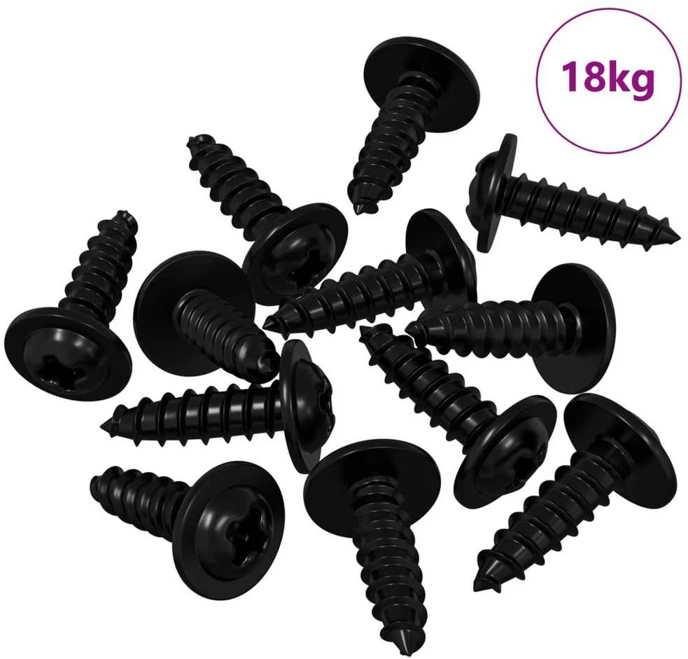 Savarankiškai įsukamas vienas 16364 vnt. Juoda 3,5 x 12 mm