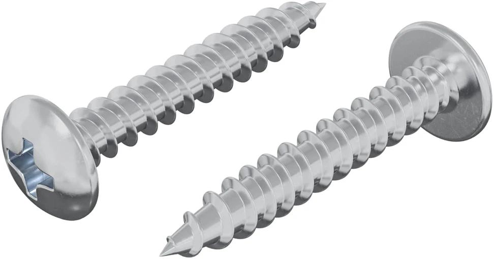 Savarankiškai įsukamas vienas 2 vnt. Cinkuota 4 x 25 mm Plienas
