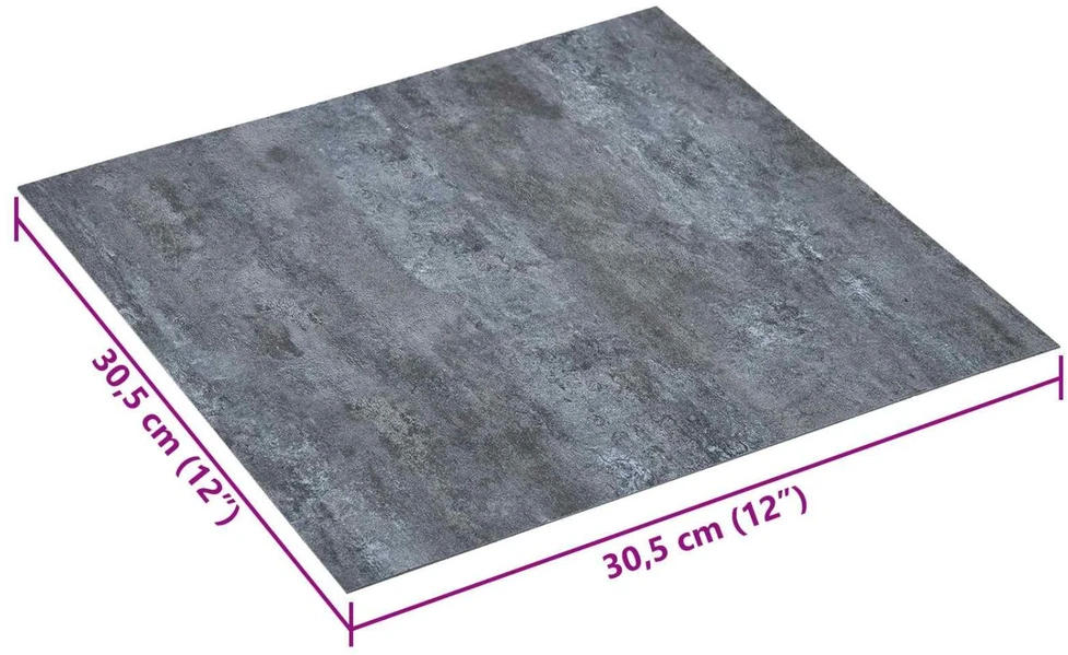 Savesiūnančių Grindų Plokštės Pilkas marmuras 30,5 x 30,5 cm
