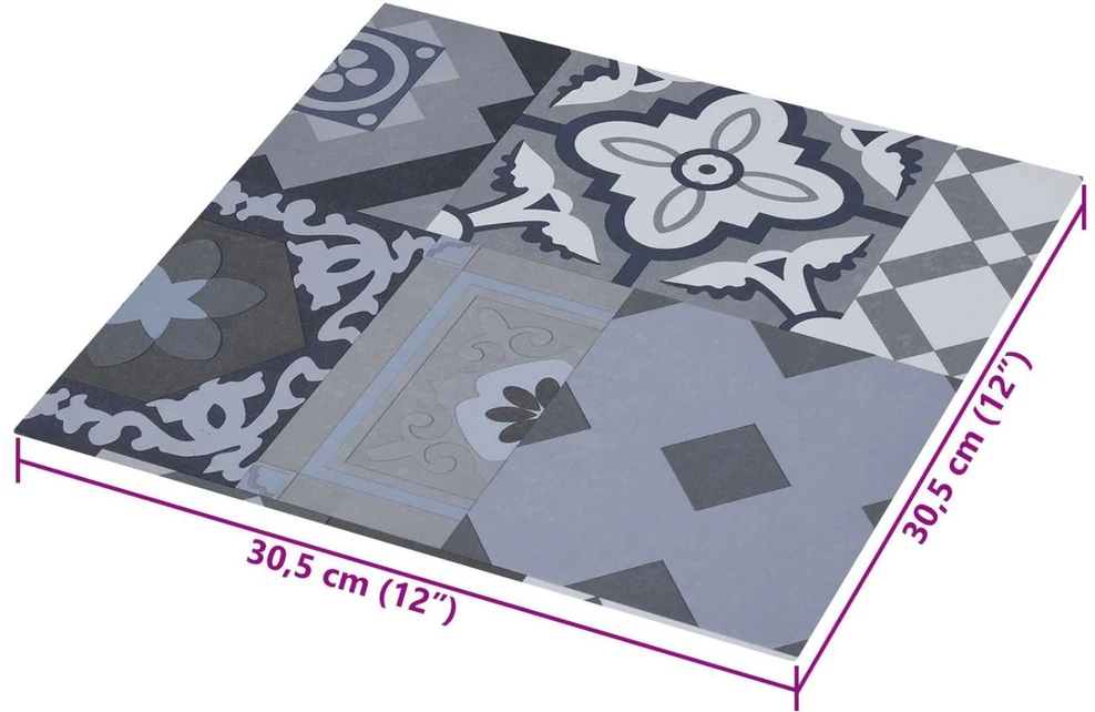 Savesiūnančių Grindų Plokštės Spalvotas Raštas 30,5 x 30,5 cm