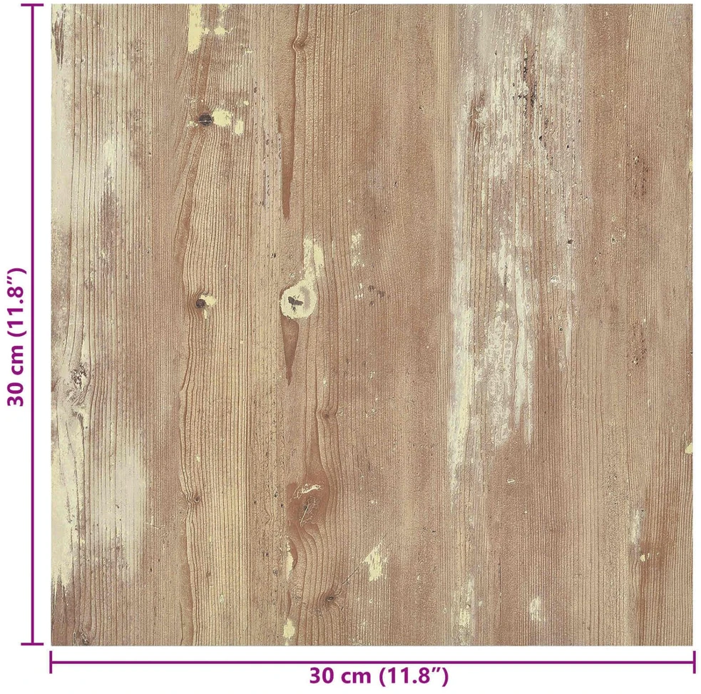 Savesiūnančių Grindų Plokštės Ruda ir balta 30,5 x 30,5 cm
