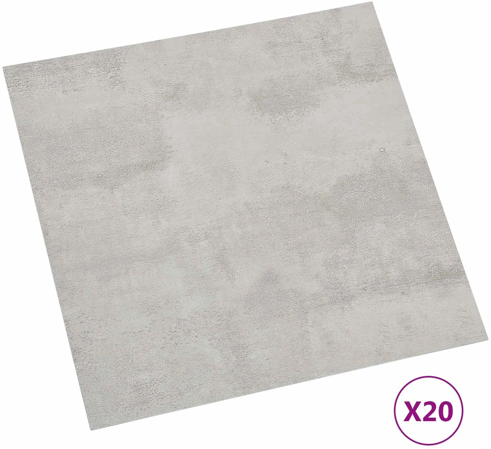 Savesiūnančių Grindų Plokštės Balta ir pilka 30,5 x 30,5 cm
