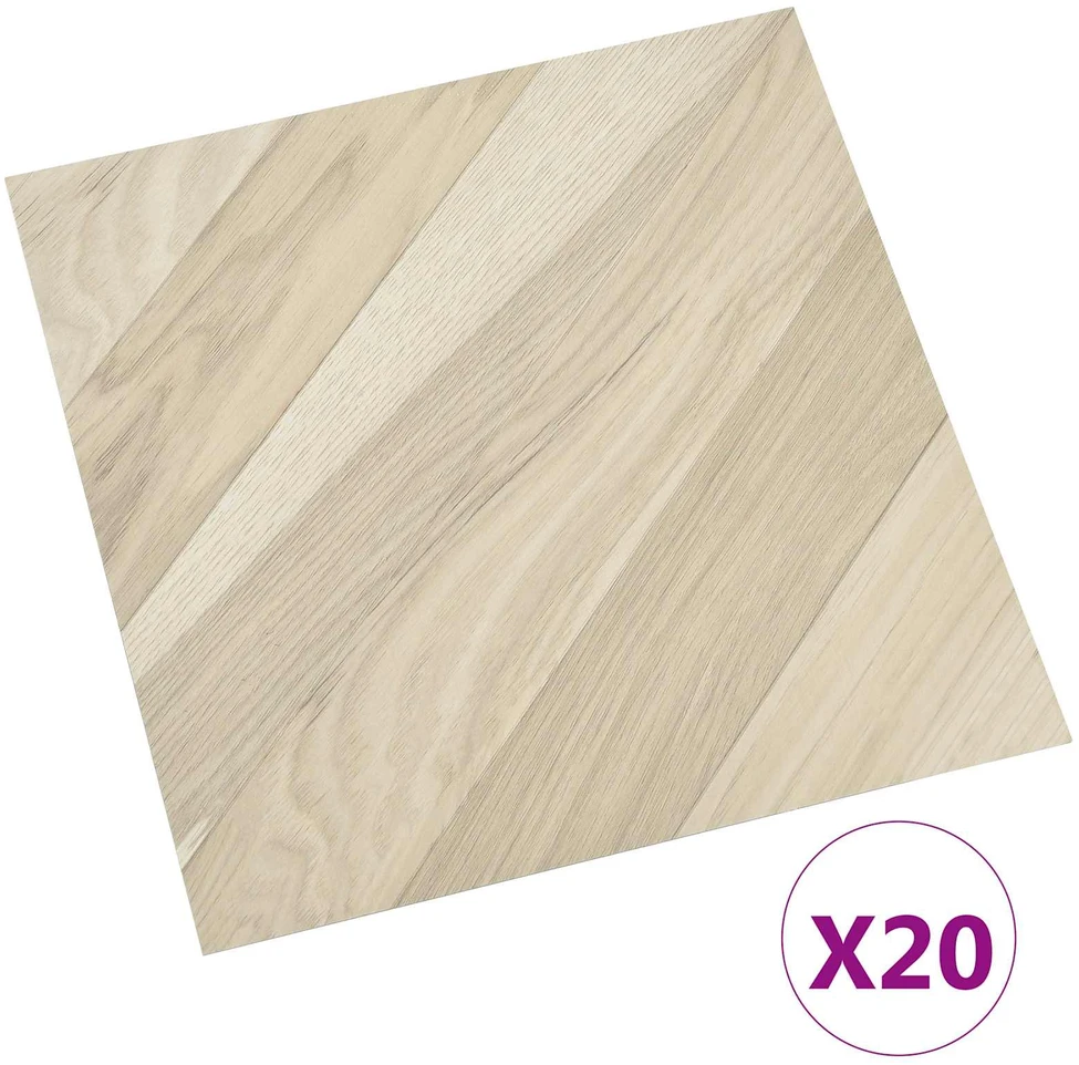 Savesiūnančių Grindų Plokštės Bežinis Dryžuotas 30,5 x 30,5 cm