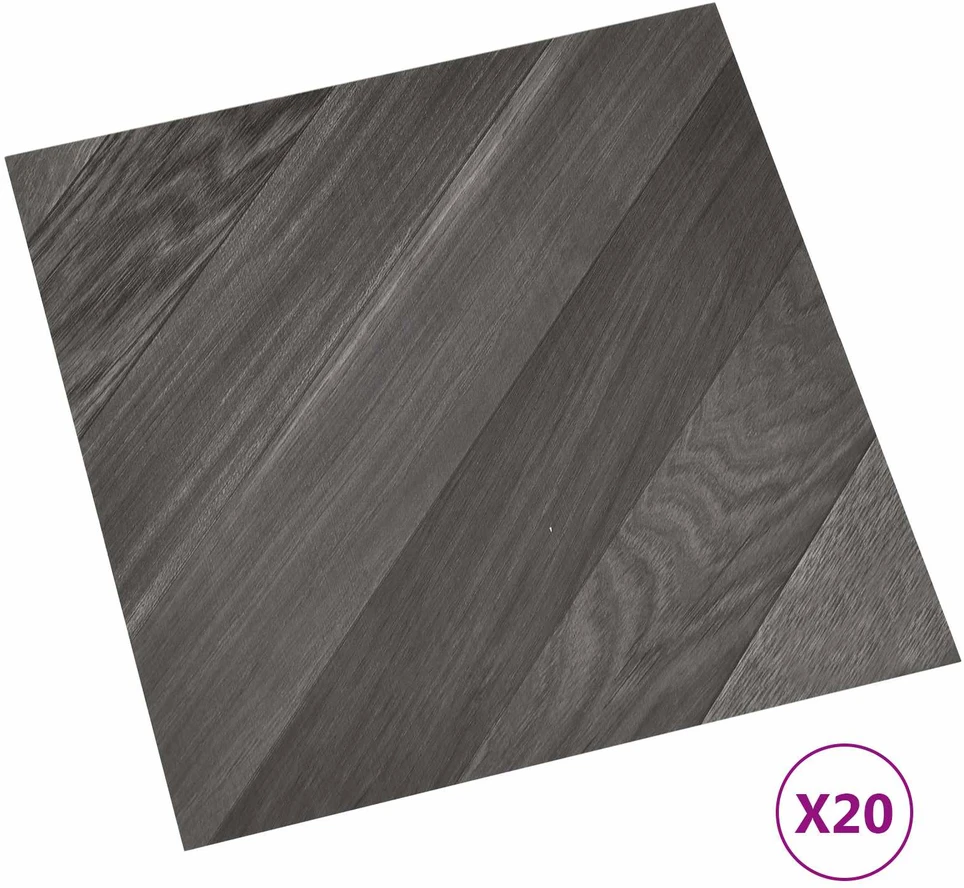 Savesiūnančių Grindų Plokštės Dryžas Pilkas 30,5 x 30,5 cm