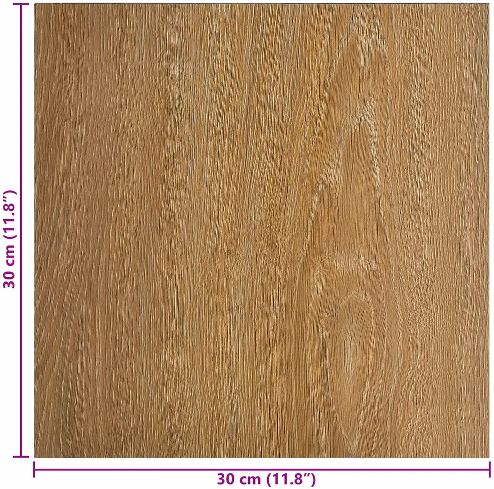 Savesiūnančių Grindų Plokštės Medis 30,5 x 30,5 cm 20 vnt. PVC
