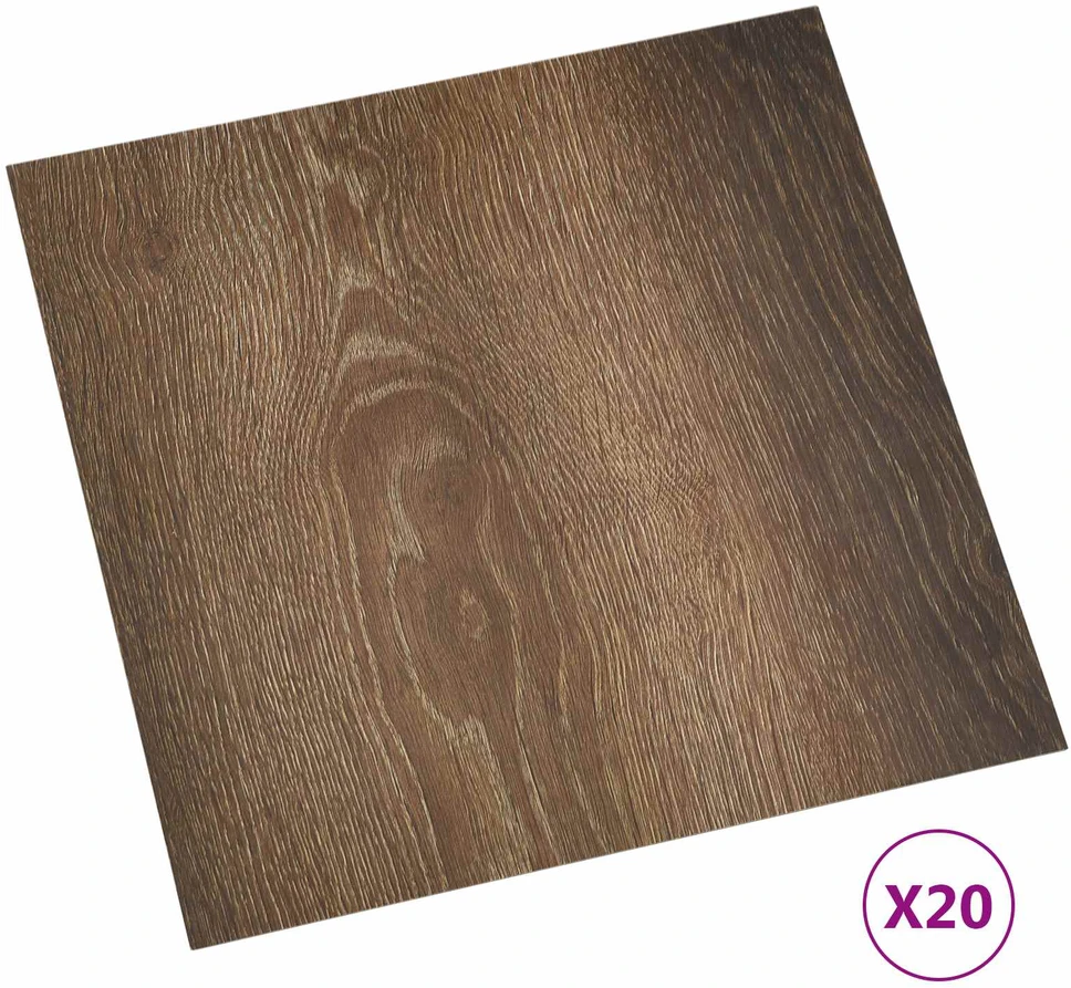 Savesiūnančių Grindų Plokštės Ruda ir juoda 30,5 x 30,5 cm