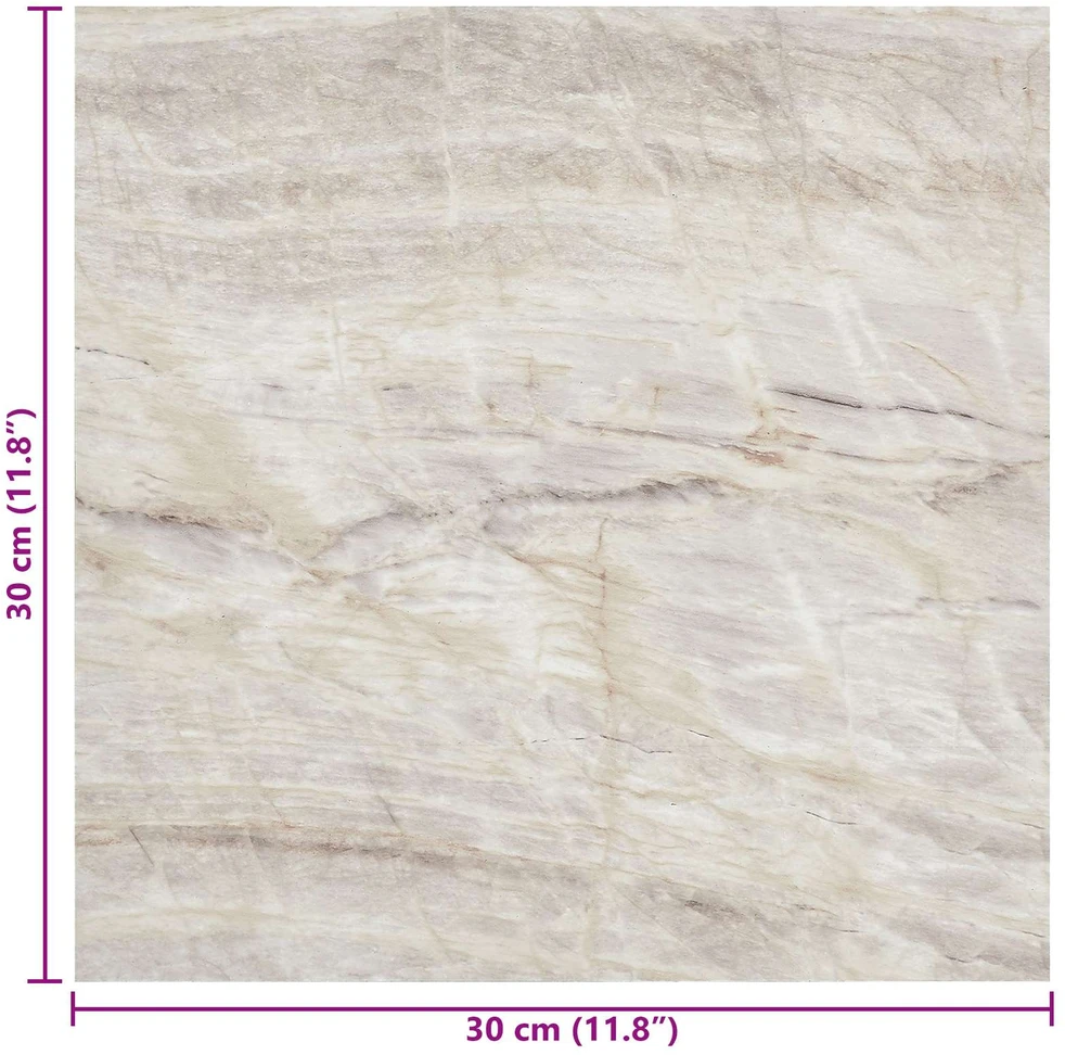 Savesiūnančių Grindų Plokštės Smėlio 30,5 x 30,5 cm 20 vnt. PVC