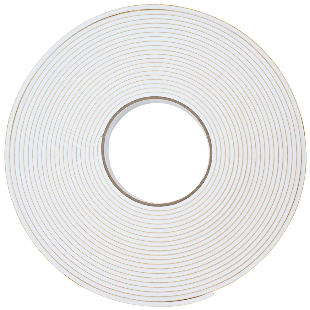 Savigautinė putų juosta 10 vnt. Balta 10mm x 10m CR putplastis