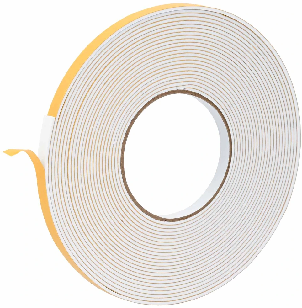 Savigautinė putų juosta 10 vnt. Balta 10mm x 10m CR putplastis