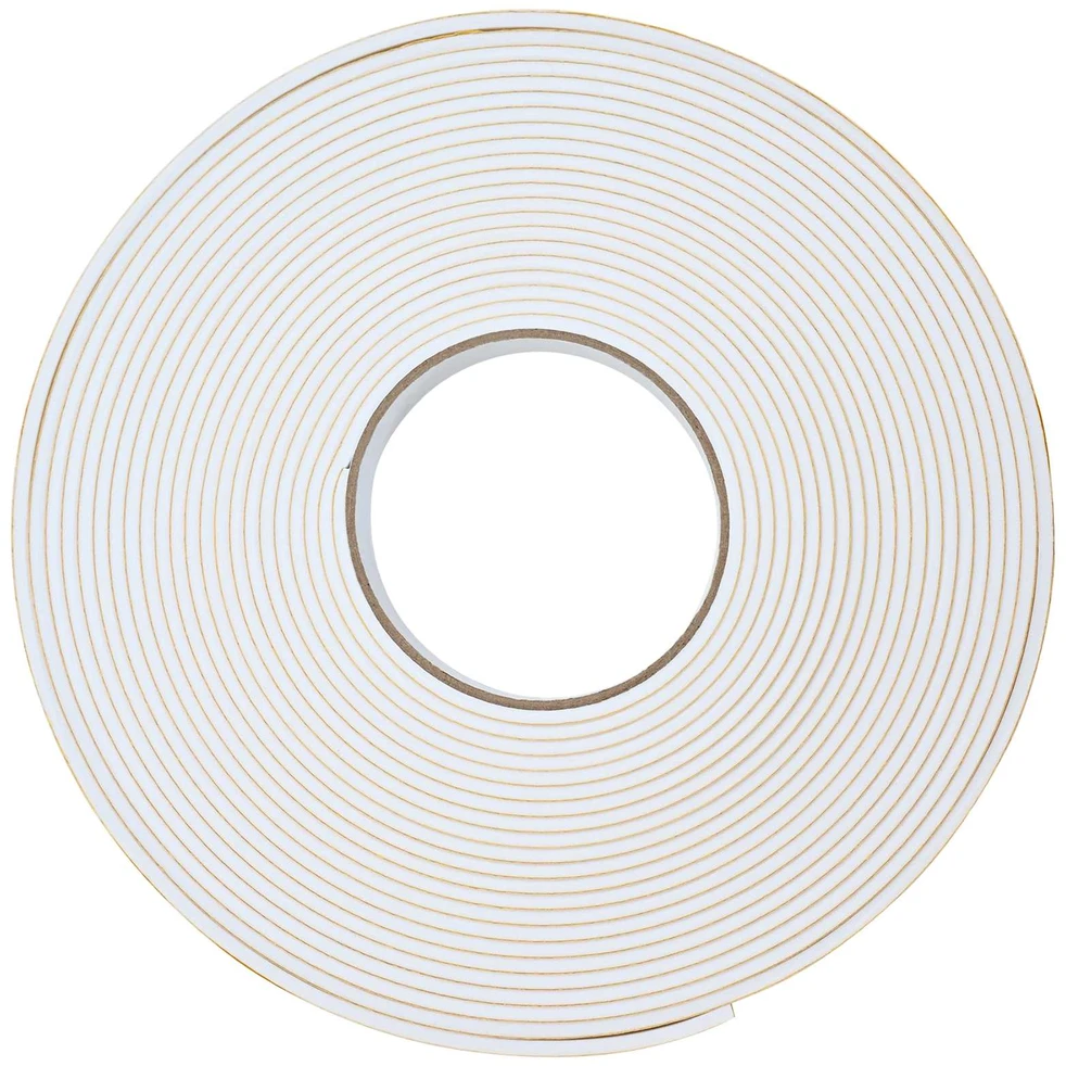 Savigautinė putų juosta 10 vnt. Balta 15mm x 10m CR putplastis