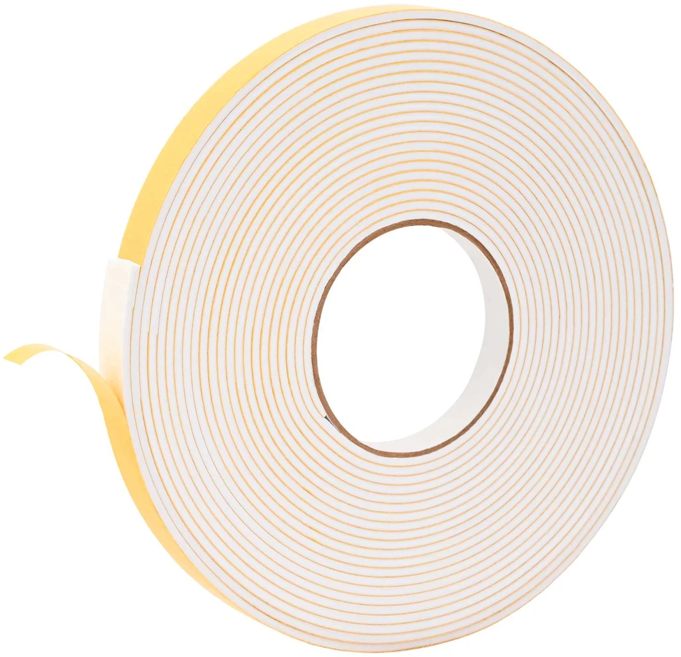 Savigautinė putų juosta 10 vnt. Balta 15mm x 10m CR putplastis