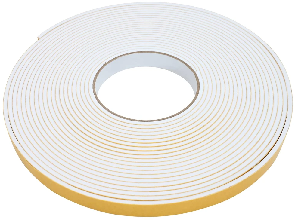 Savigautinė putų juosta 10 vnt. Balta 15mm x 10m CR putplastis