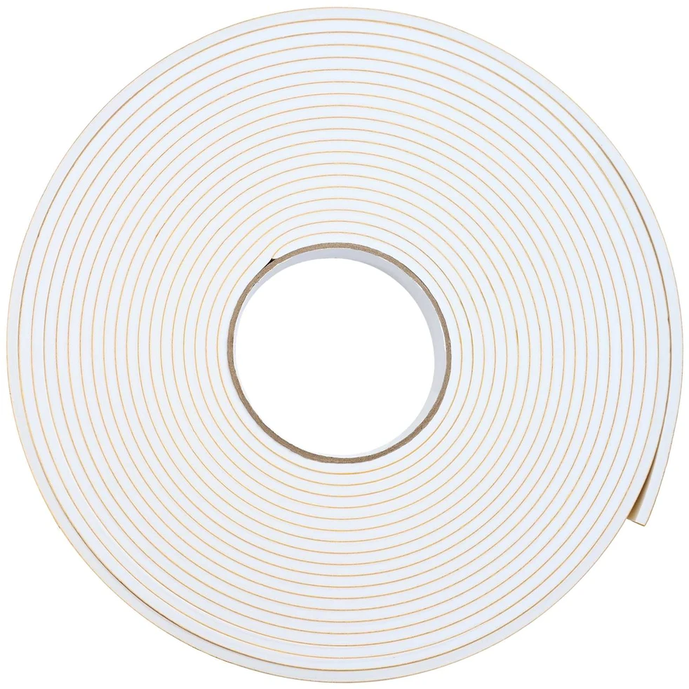 Savigautinė putų juosta 10 vnt. Balta 20mm x 10m CR putplastis