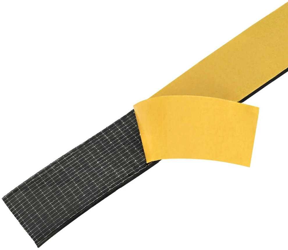 Savigautinė putų juosta 2 vnt. Juoda 40mm x 5m CR putplastis