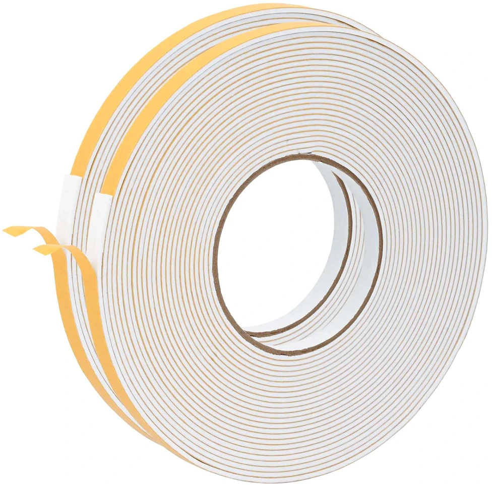 Savigautinė putų juosta 2 vnt. Balta 10mm x 10m CR putplastis