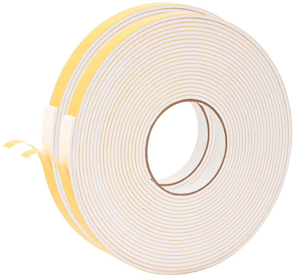 Savigautinė putų juosta 2 vnt. Balta 10mm x 10m CR putplastis