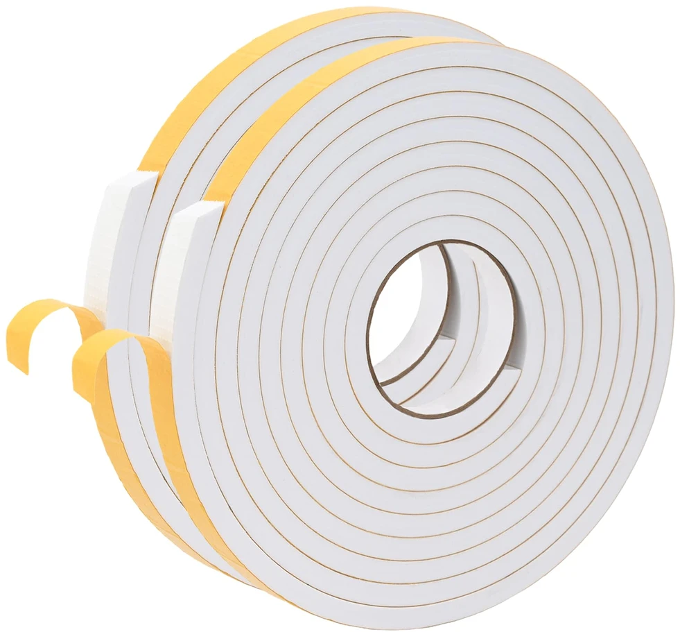 Savigautinė putų juosta 2 vnt. Balta 15mm x 5m CR putplastis