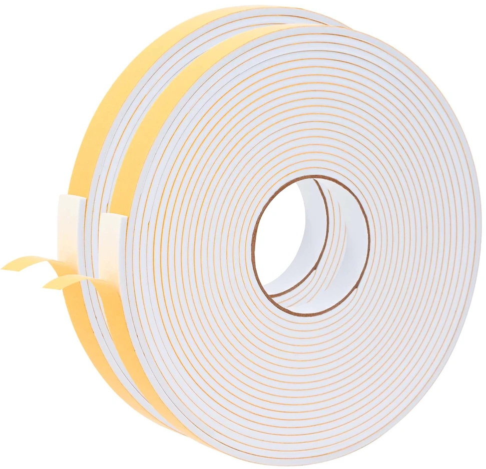 Savigautinė putų juosta 2 vnt. Balta 20mm x 10m CR putplastis