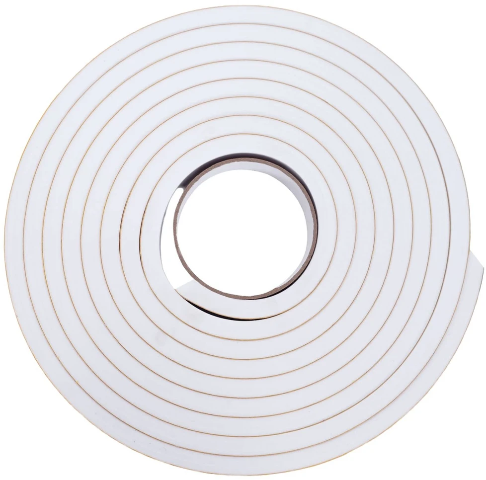 Savigautinė putų juosta 20 vnt. Balta 15mm x 5m CR putplastis