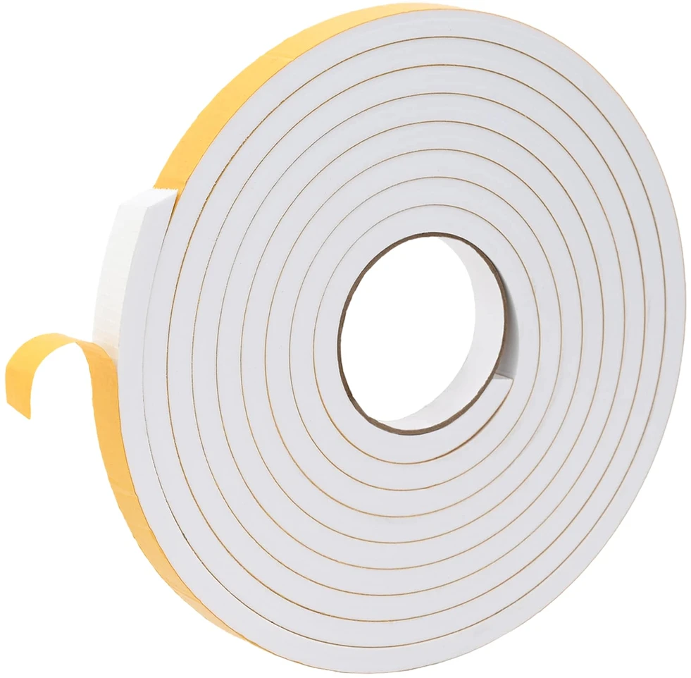 Savigautinė putų juosta 20 vnt. Balta 15mm x 5m CR putplastis