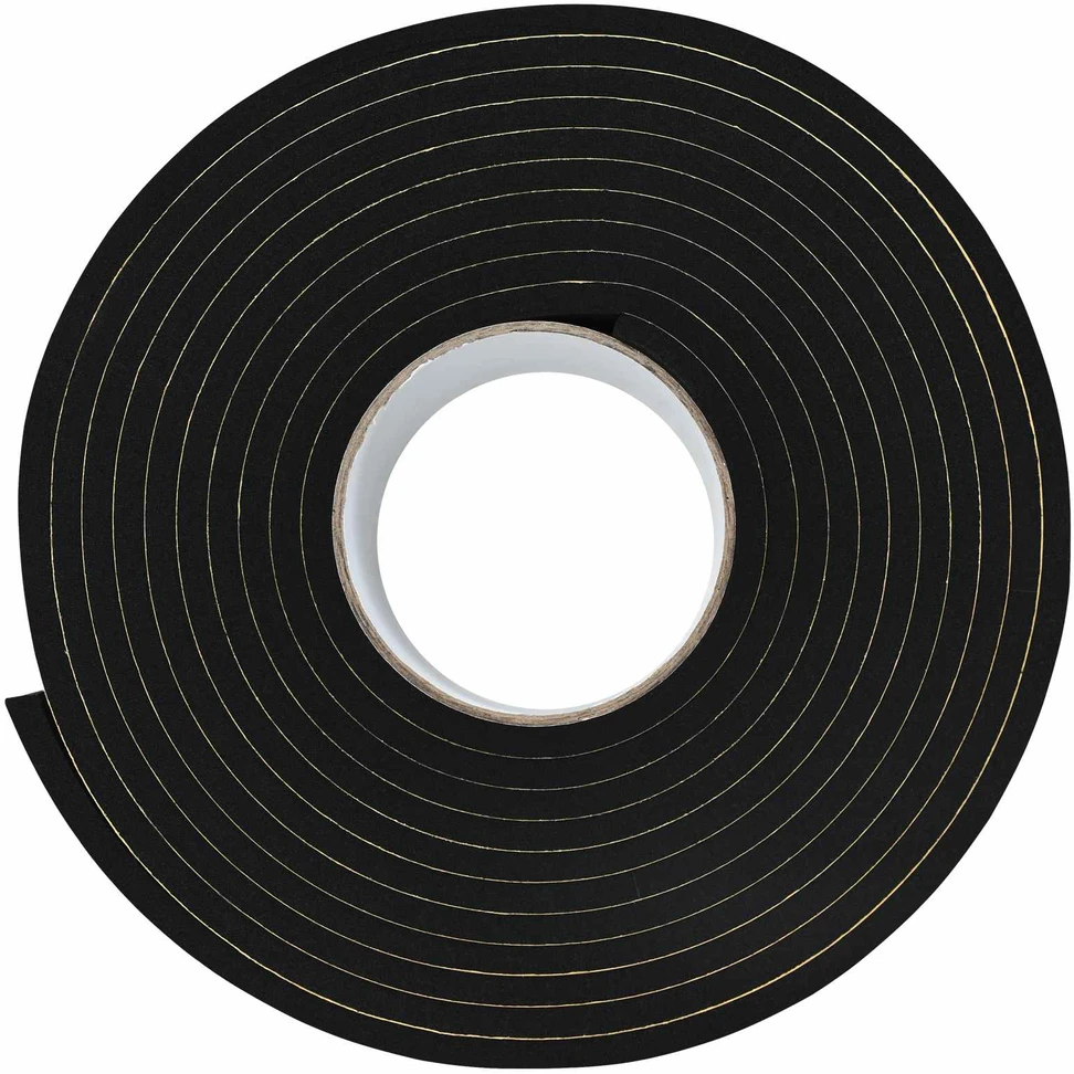 Savigautinė putų juosta 20 vnt. Juoda 40mm x 5m CR putplastis