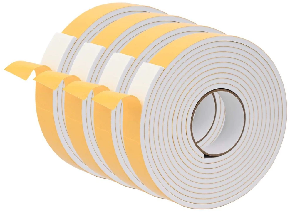 Savigautinė putų juosta 4 vnt. Balta 30mm x 5m CR putplastis