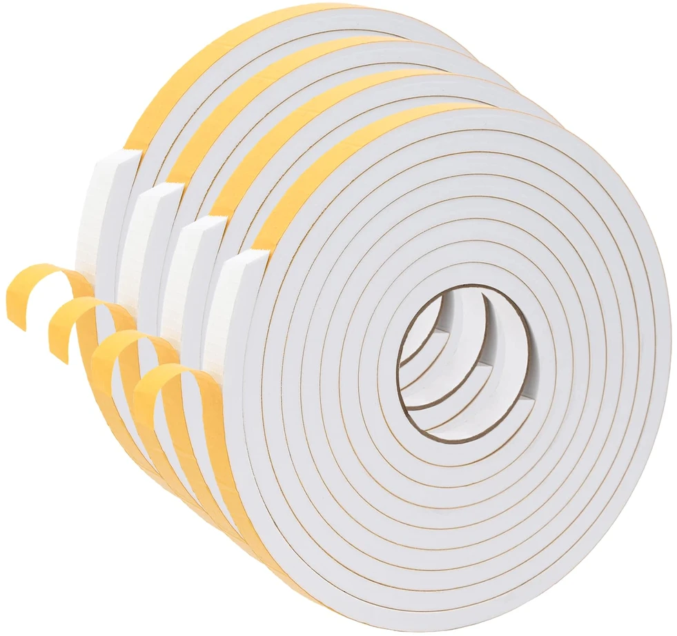 Savigautinė putų juosta 4 vnt. Balta 20mm x 5m CR putplastis
