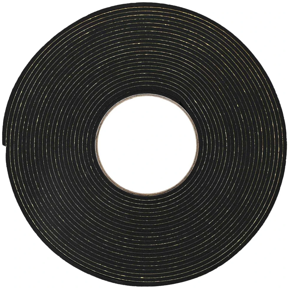 Savigautinė putų juosta 5 vnt. Juoda 10mm x 10m CR putplastis