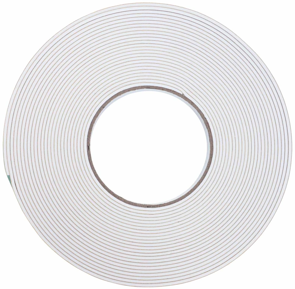 Savigautinė putų juosta Balta 10mm x 10m CR putplastis