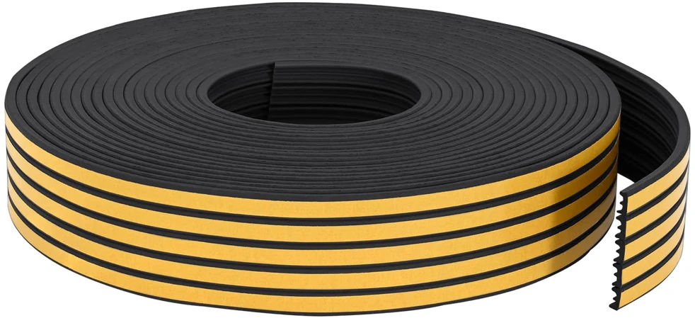 Savipolimerinis langų sandariklis Juoda 9 x 4 mm 25 m