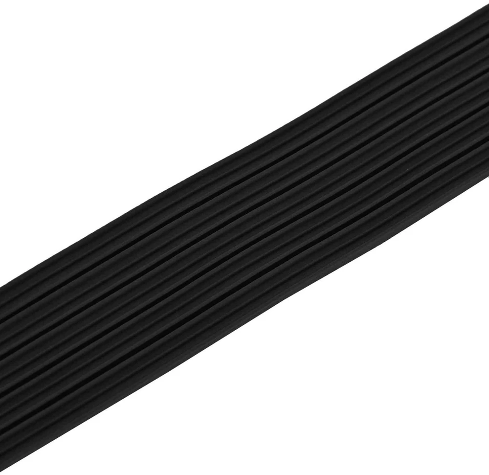 Savipolimerinis langų sandariklis Juoda 15 x 8 mm 12 m