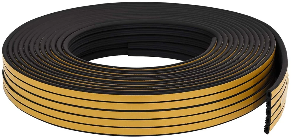 Savipolimerinis langų sandariklis Juoda 10 x 6 mm 25 m