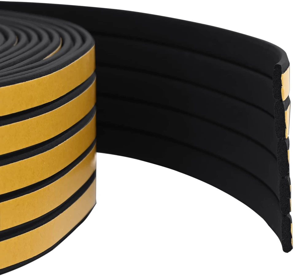 Savipolimerinis langų sandariklis Juoda 9 x 3 mm 25 m