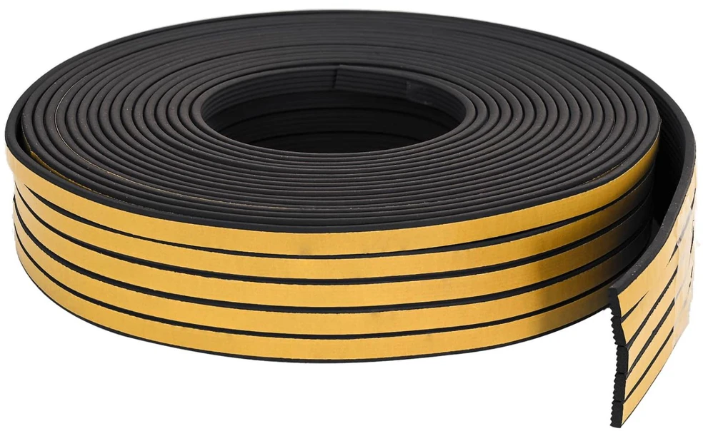 Savipolimerinis langų sandariklis Juoda 10 x 4 mm 25 m