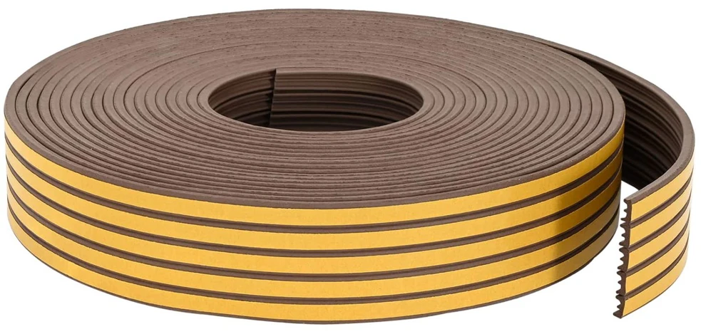 Savipolimerinis langų sandariklis Ruda 9 x 4 mm 12 m EPDM putos