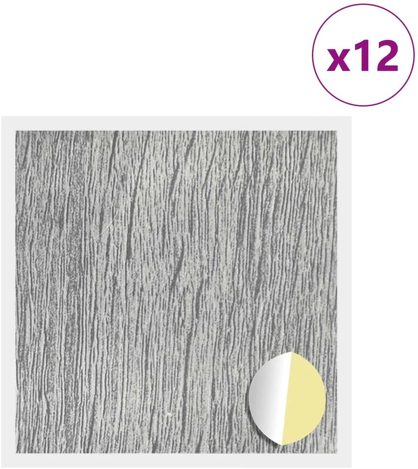 Savistovaus Dangčio Varžtas 12 vnt. Pilkas Sonoma Ø 20 x 0,5 mm