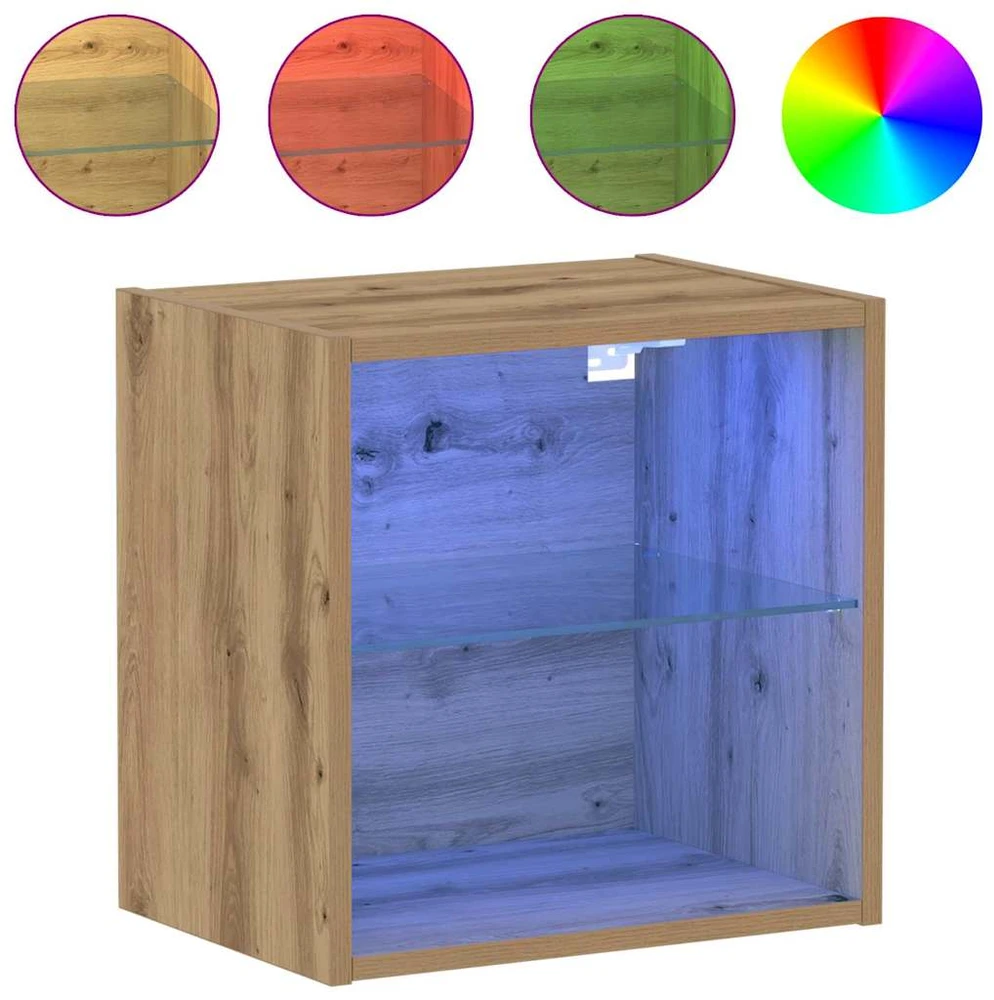 Savitautinė lentyna su LED apšvietimu Ruda 40 x 28,5 x 40 cm
