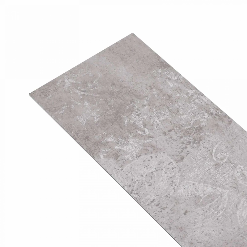 Savitepliamos PVC grindų lentos Žemės pilka 30,5 x 61 cm
