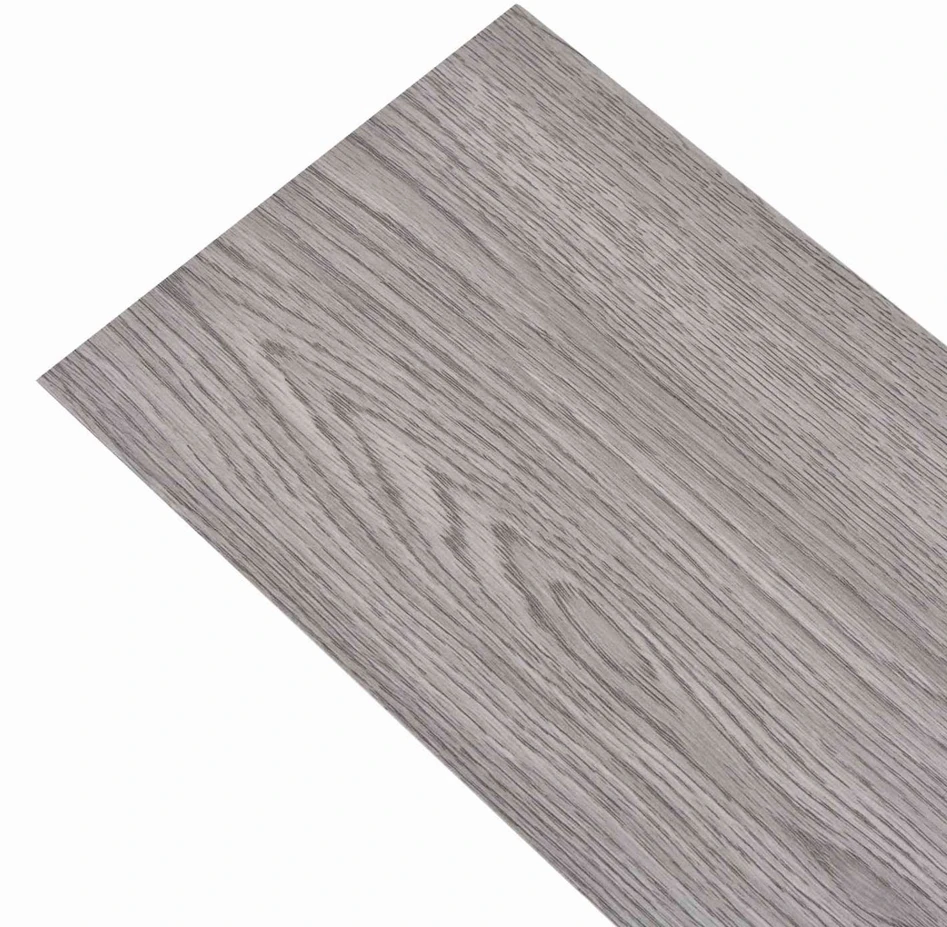 Savitepliamos PVC grindų lentos Tamsiai pilka 30,5 x 61 cm